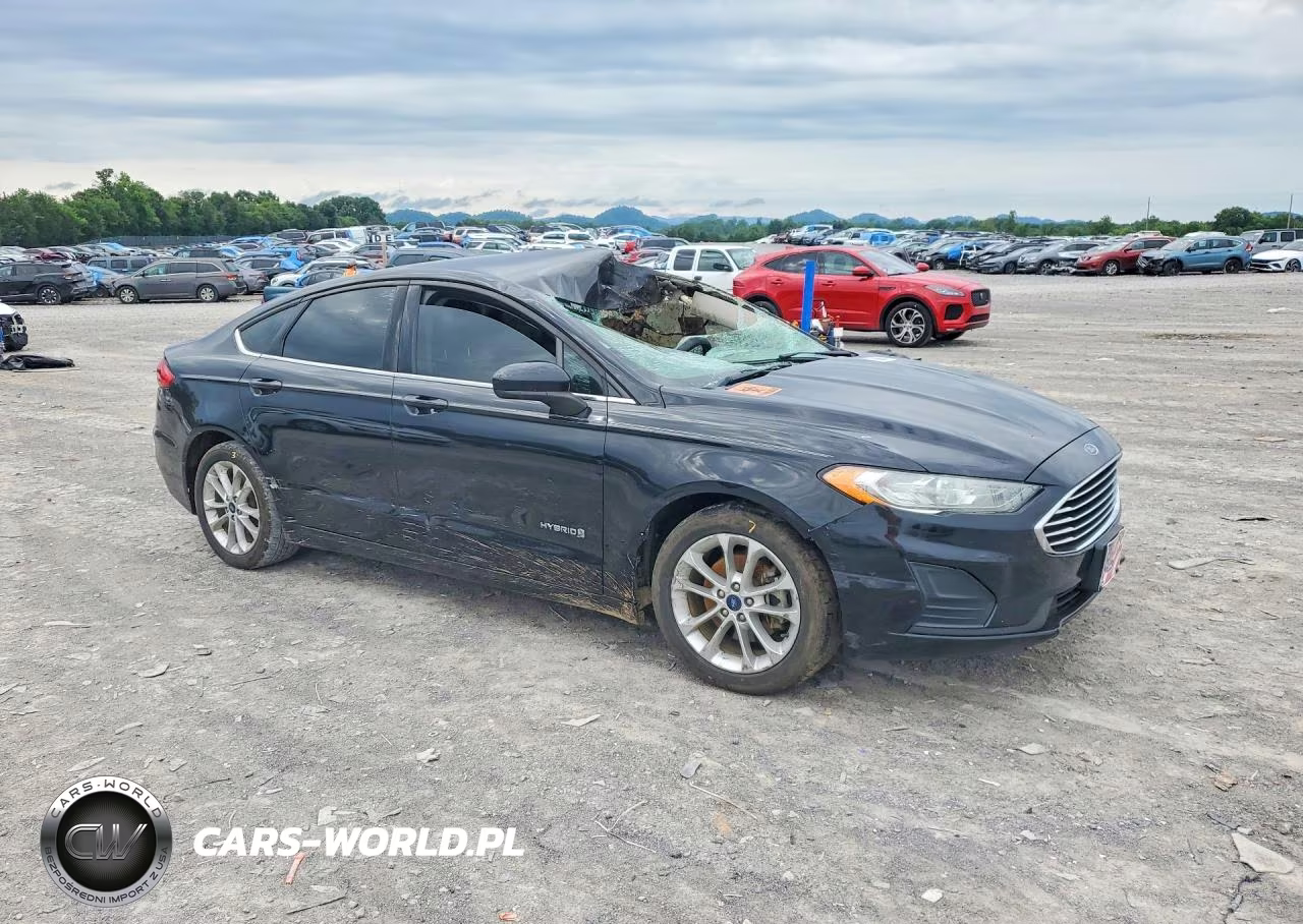 2019 Ford Fusion Se VIN:3FA6P0LU8KR177117 - 4