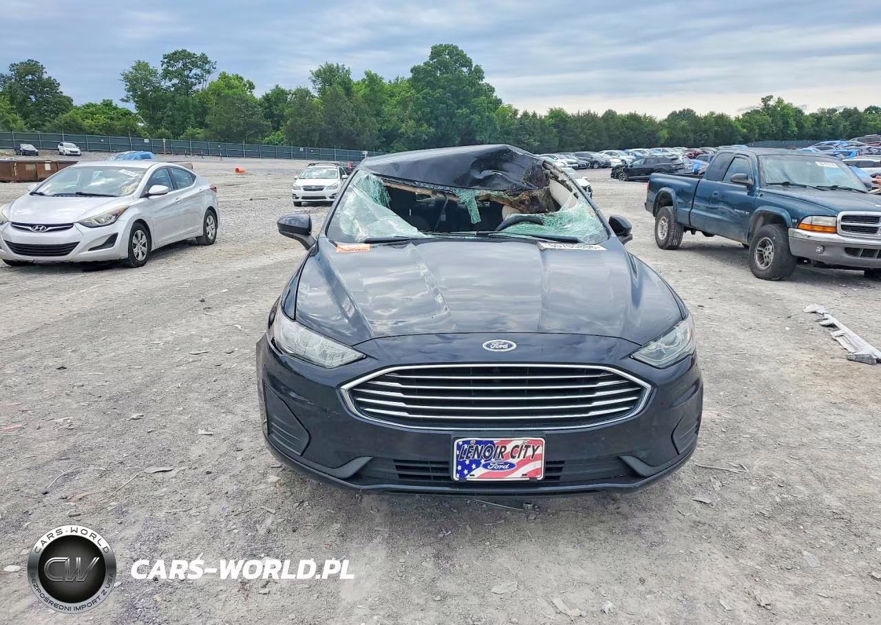 2019 Ford Fusion Se VIN:3FA6P0LU8KR177117 - 5
