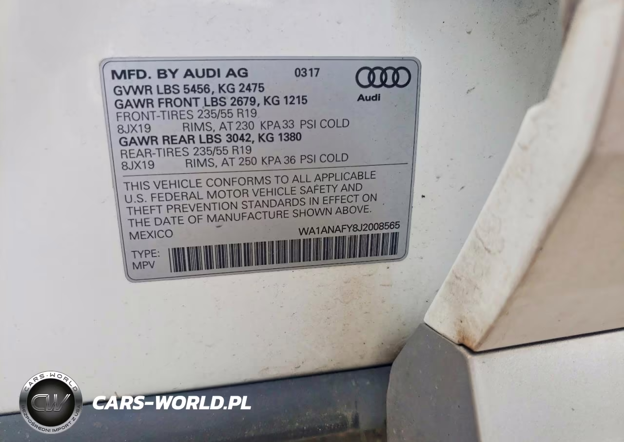 2018 Audi Q5 Premium VIN:WA1ANAFY8J2008565 - 13