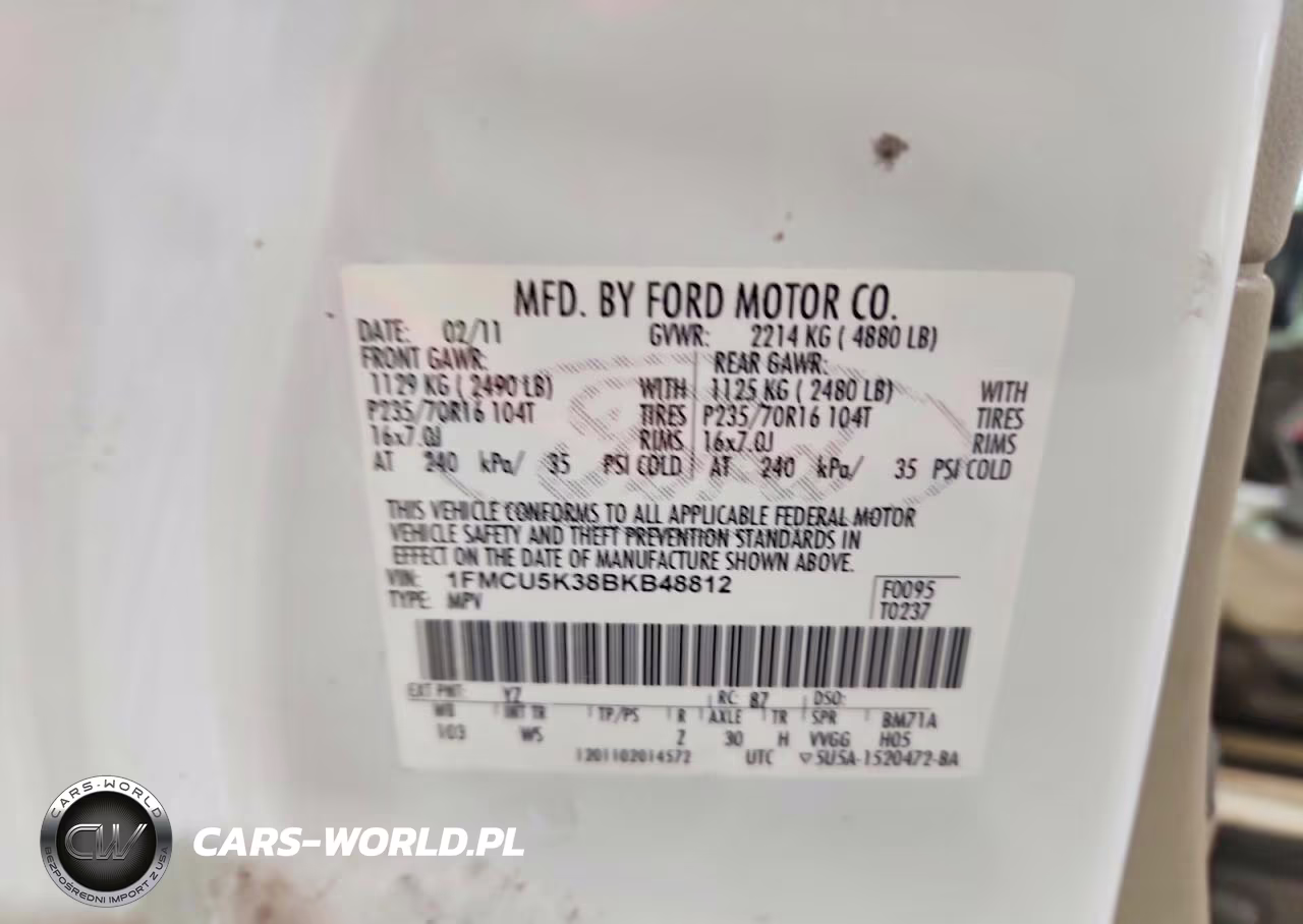 2011 Ford Escape Hybrid VIN:1FMCU5K38BKB48812 - 13