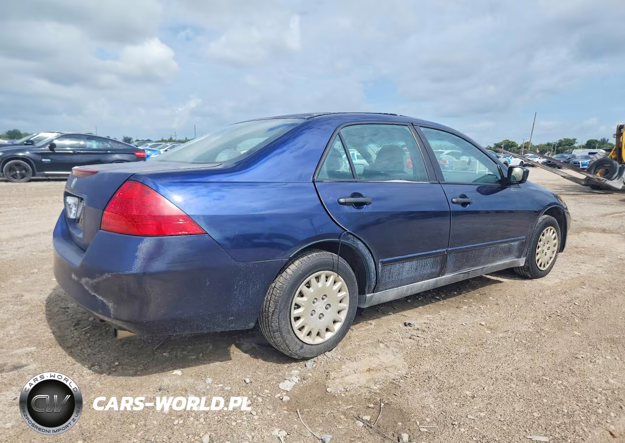 2007 Honda Accord Value VIN:1HGCM56107A227256 - 3