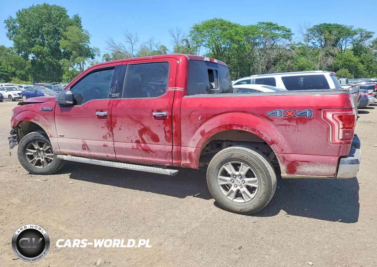2017 Ford F150 Supercrew VIN:1FTEW1EP1HFB51177 - 2