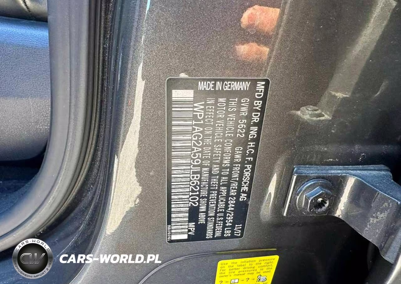 2018 Porsche Macan Gts VIN:WP1AG2A59JLB62102 - 10