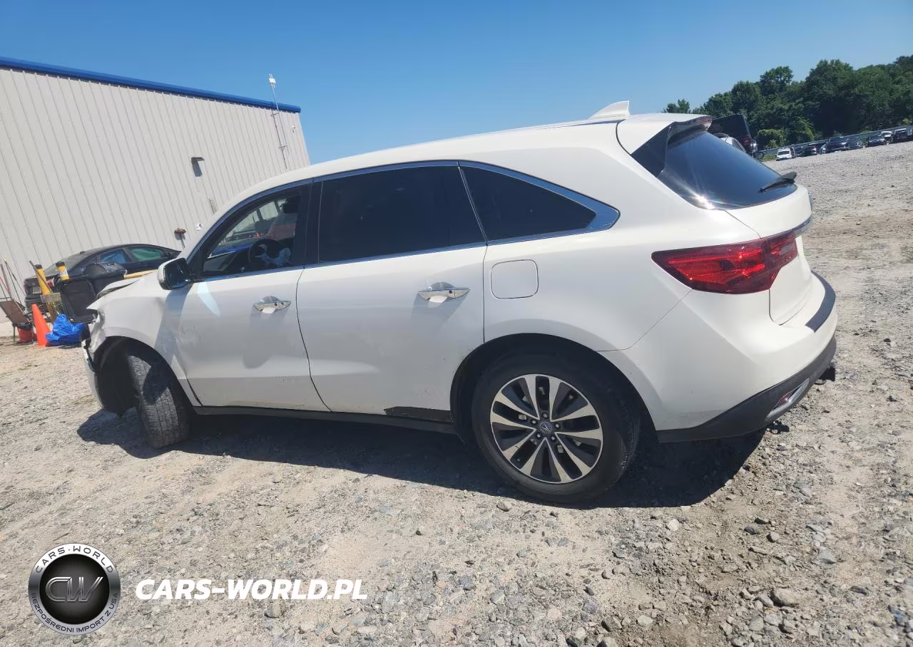 2014 Acura Mdx Technology VIN:5FRYD3H44EB010974 - 2