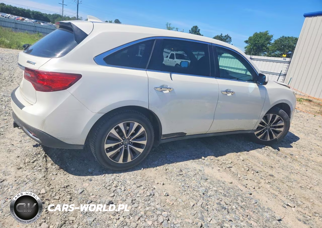 2014 Acura Mdx Technology VIN:5FRYD3H44EB010974 - 3