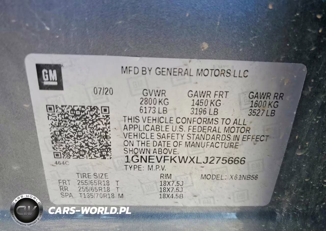 2020 Chevrolet Traverse Ls VIN:1GNEVFKWXLJ275666 - 13