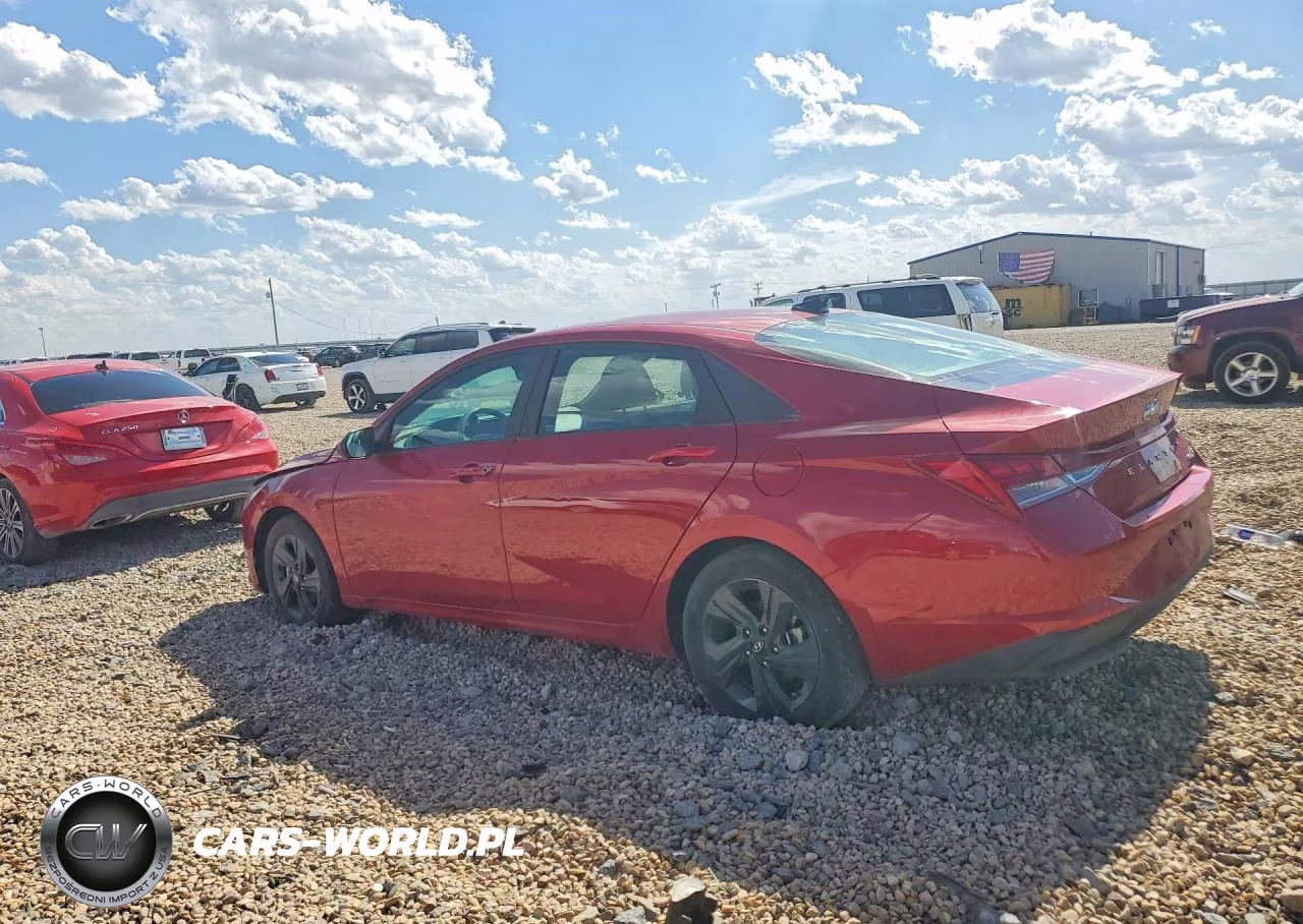2023 Hyundai Elantra Hybrid Blue VIN:KMHLM4AJ3PU059543 - 2