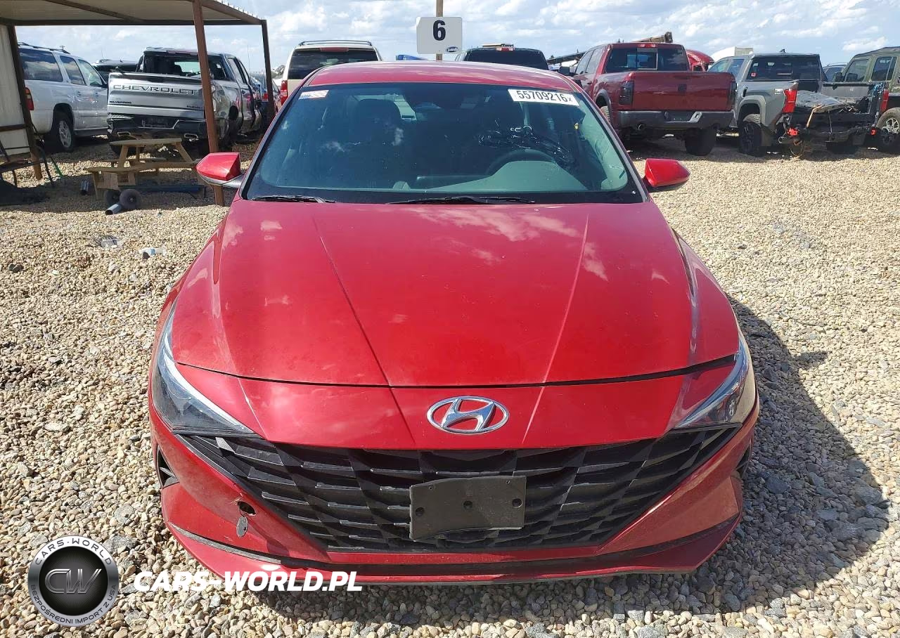 2023 Hyundai Elantra Hybrid Blue VIN:KMHLM4AJ3PU059543 - 5