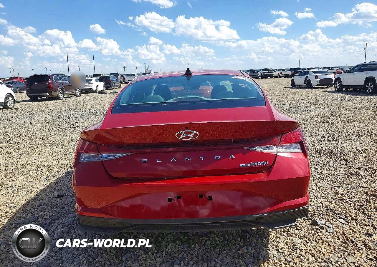 2023 Hyundai Elantra Hybrid Blue VIN:KMHLM4AJ3PU059543 - 6