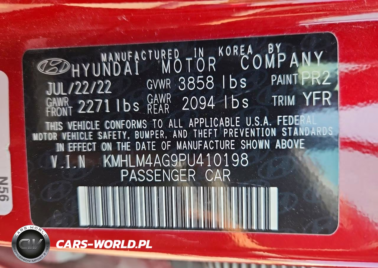 2023 Hyundai Elantra Sel VIN:KMHLM4AG9PU410198 - 12