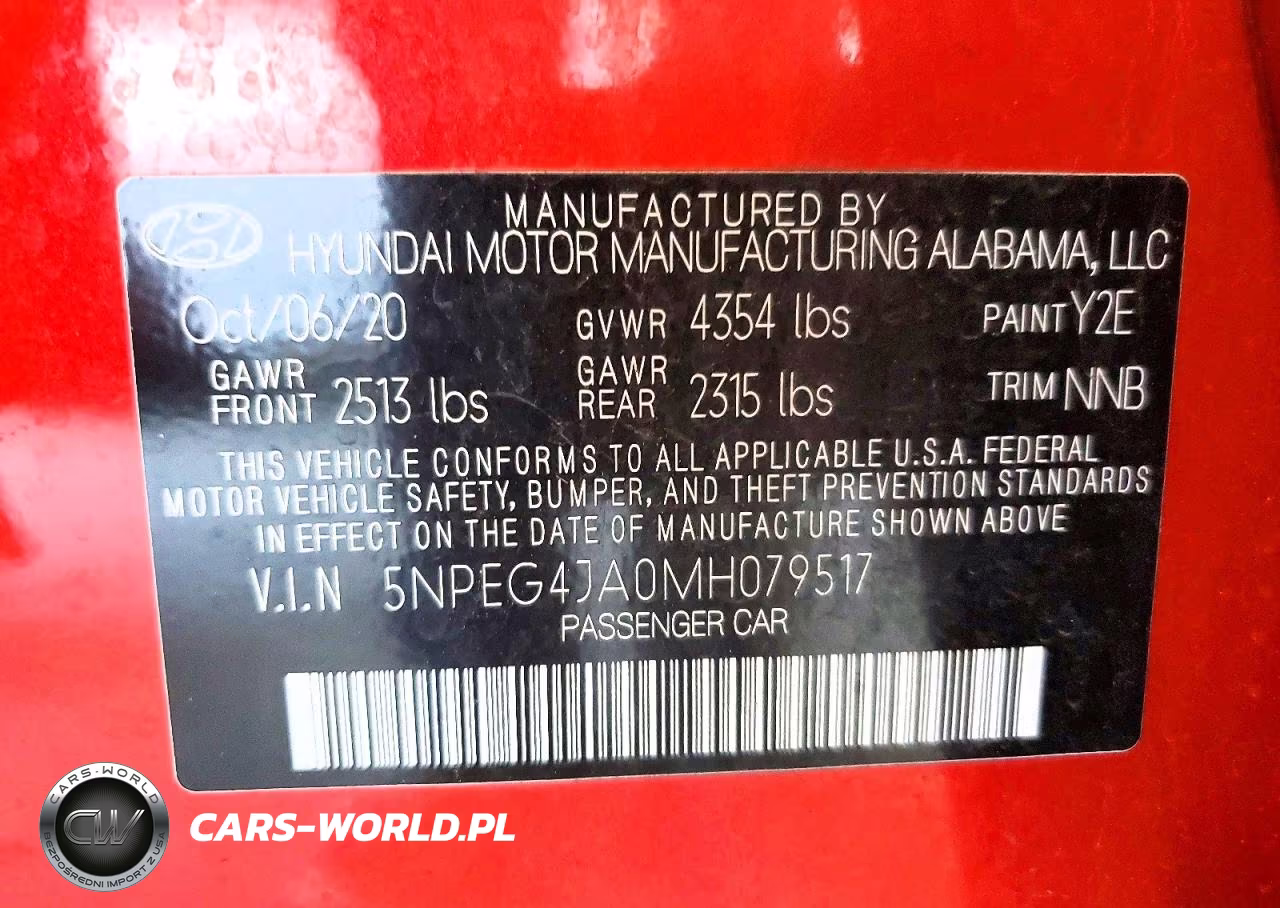 2021 Hyundai Sonata Se VIN:5NPEG4JA0MH079517 - 13