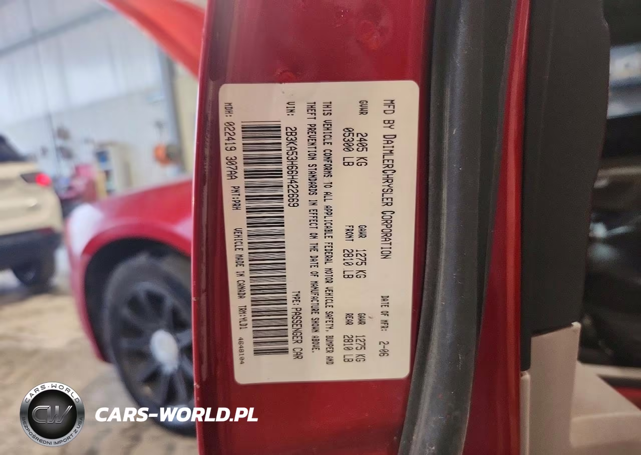 2006 Dodge Charger R VIN:2B3KA53H66H422669 - 12