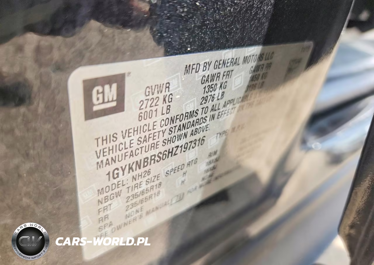 2017 Cadillac Xt5 Luxury VIN:1GYKNBRS6HZ197316 - 13