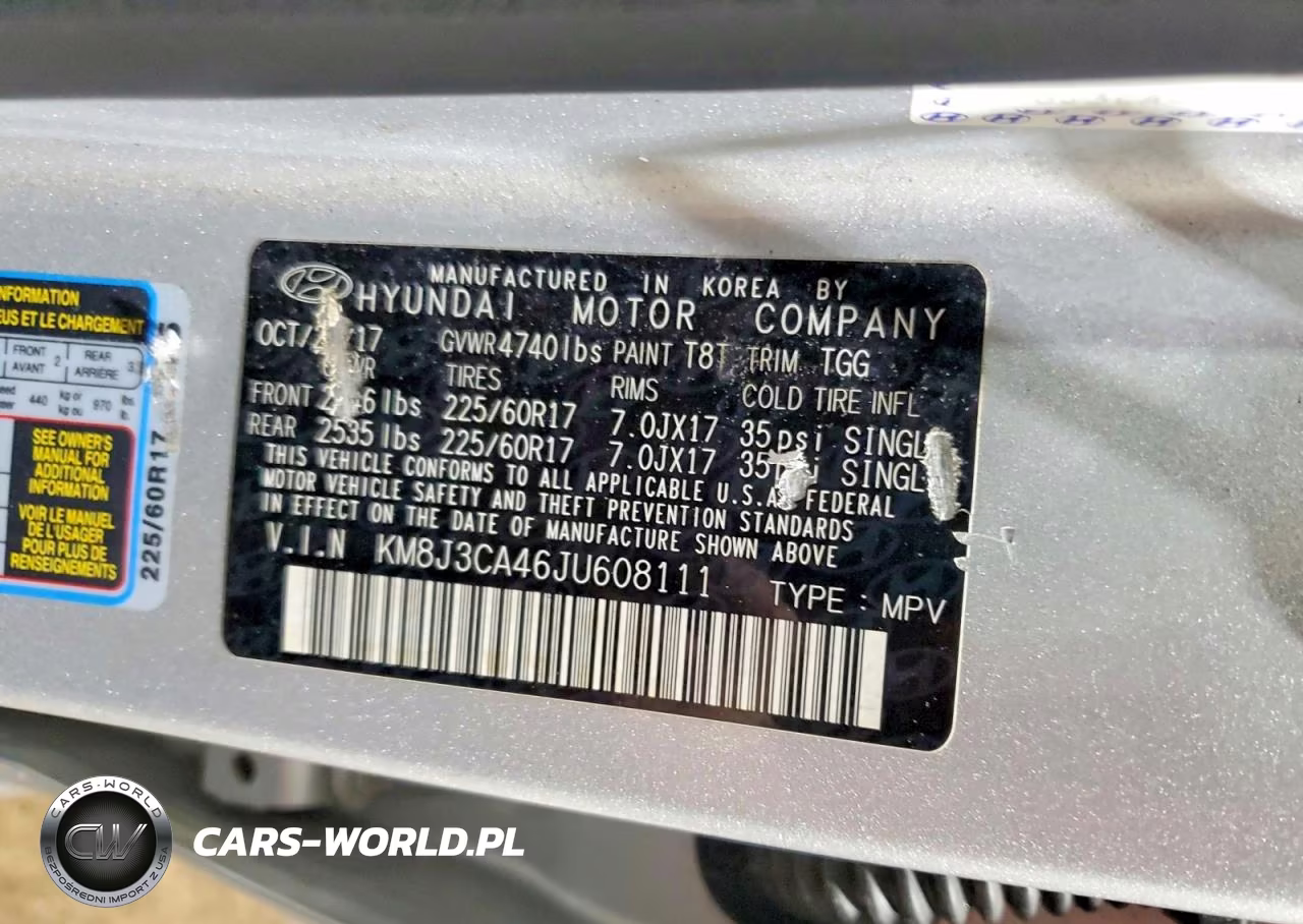 2018 Hyundai Tucson Sel VIN:KM8J3CA46JU608111 - 13