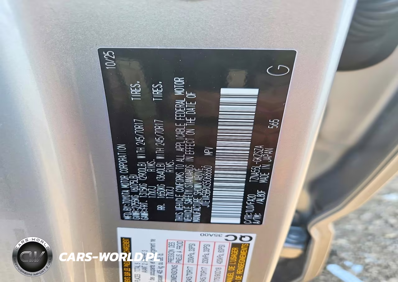 2025 Toyota 4Runner Sr5 VIN:JTEVA5BRXS5068660 - 13