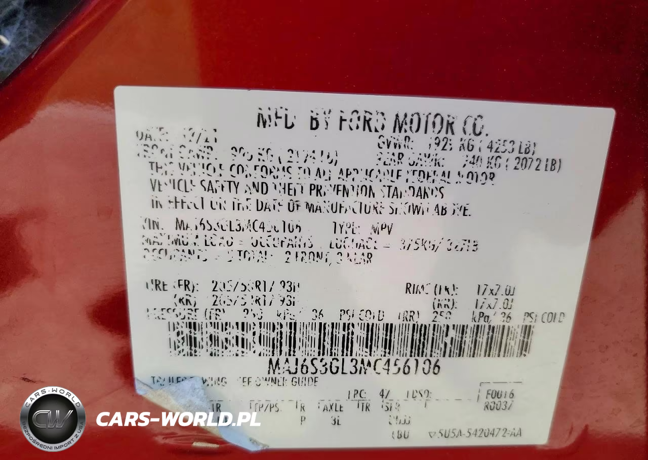 2021 Ford Ecosport Se VIN:MAJ6S3GL3MC456106 - 13