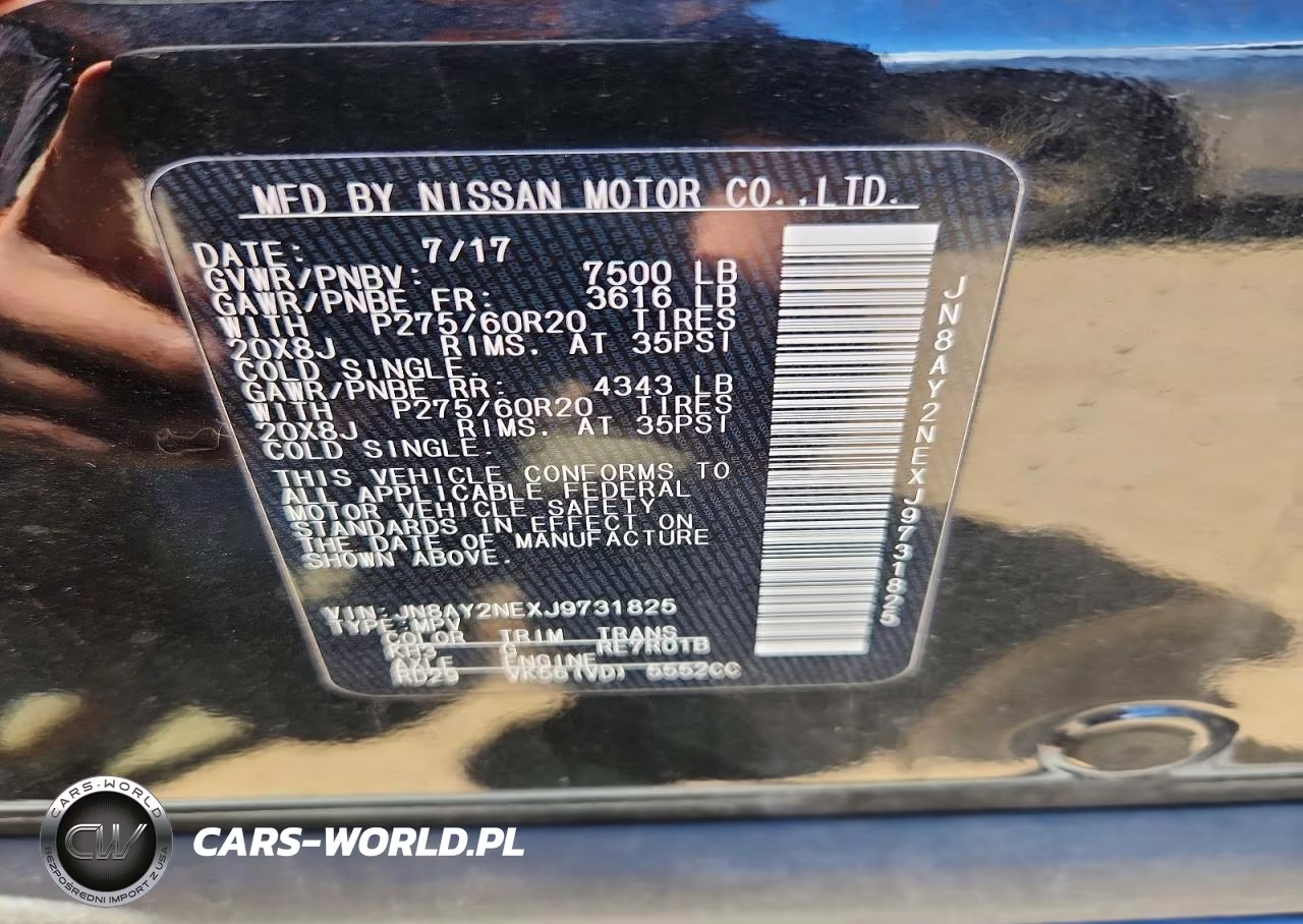2018 Nissan Armada Platinum VIN:JN8AY2NEXJ9731825 - 13