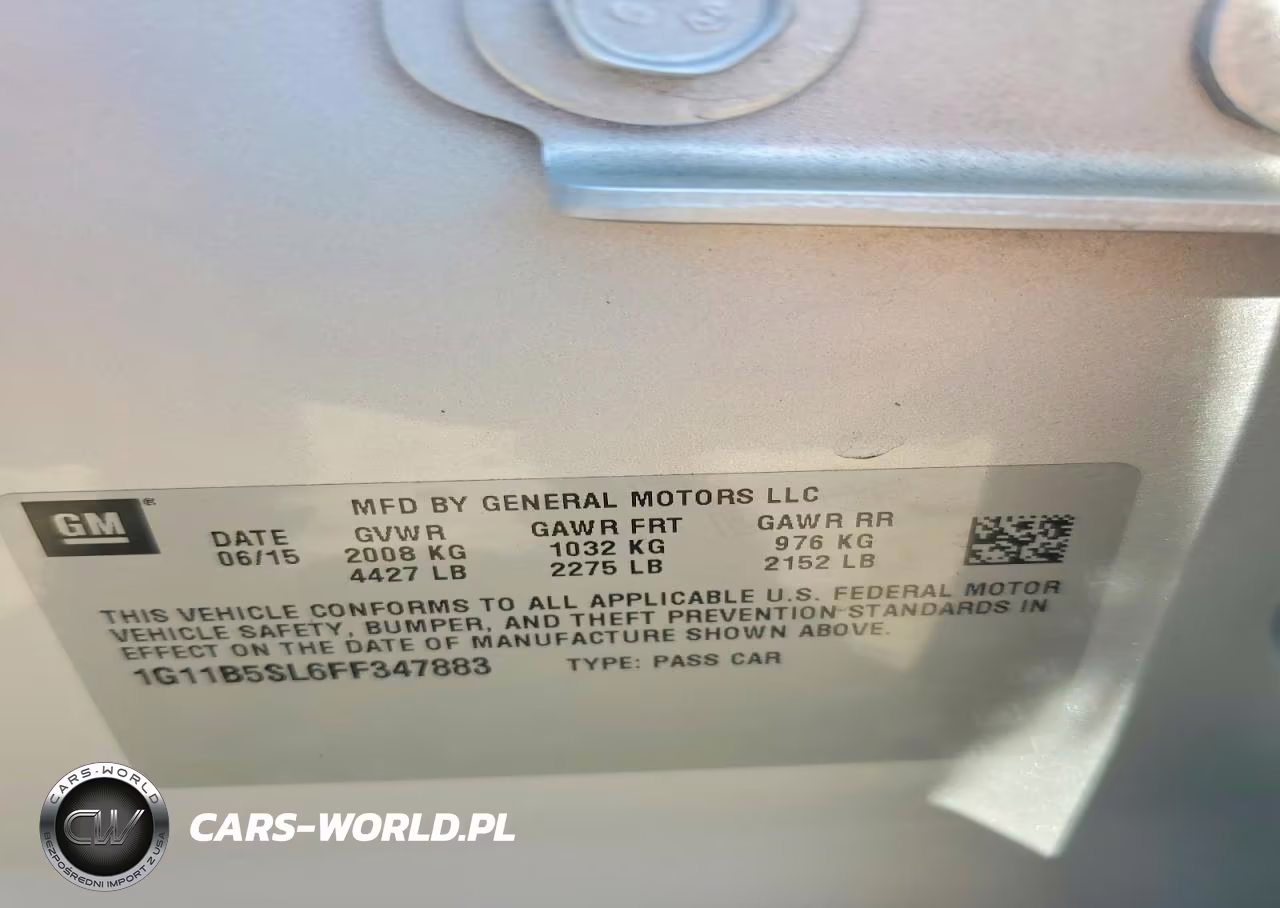 2015 Chevrolet Malibu Ls VIN:1G11B5SL6FF347883 - 12