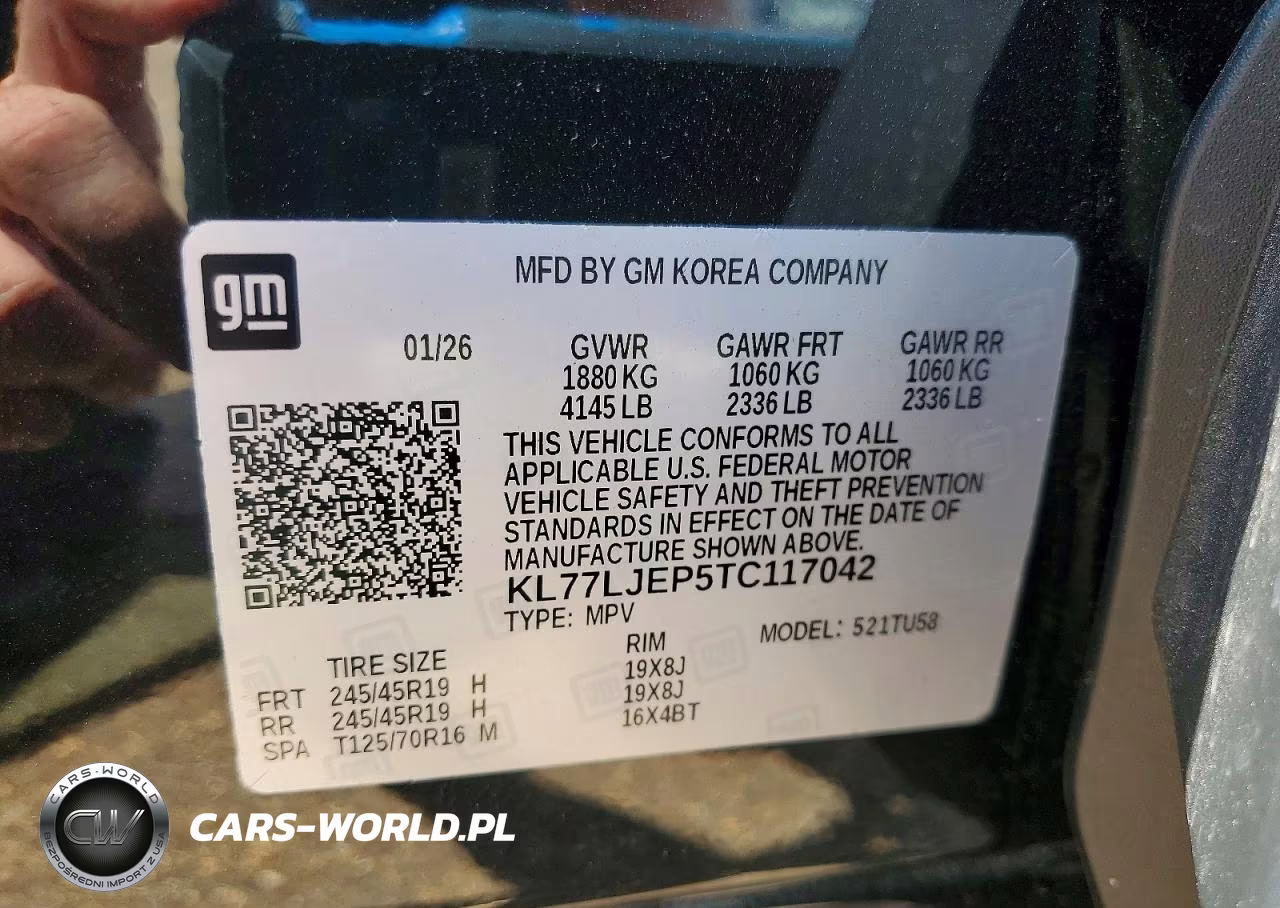 2026 Chevrolet Trax 2Rs VIN:KL77LJEP5TC117042 - 12