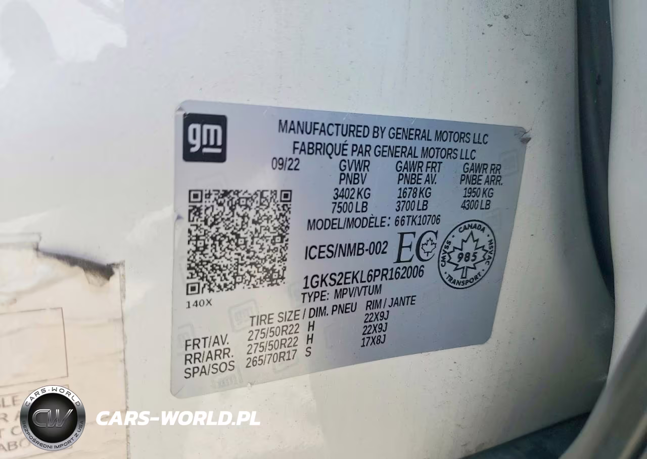 2023 GMC Yukon Denali Ultimate VIN:1GKS2EKL6PR162006 - 12
