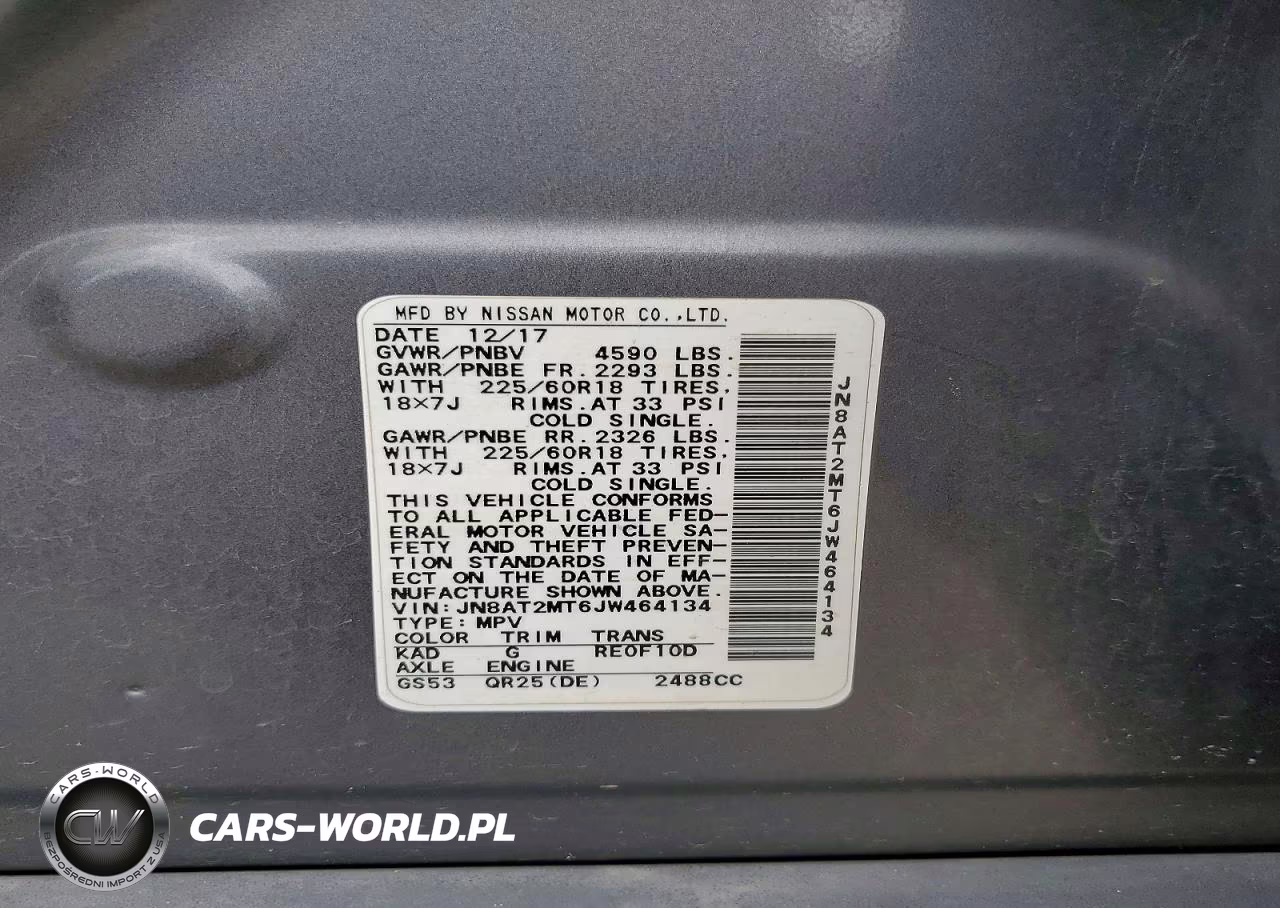 2018 Nissan Rogue Sl VIN:JN8AT2MT6JW464134 - 13