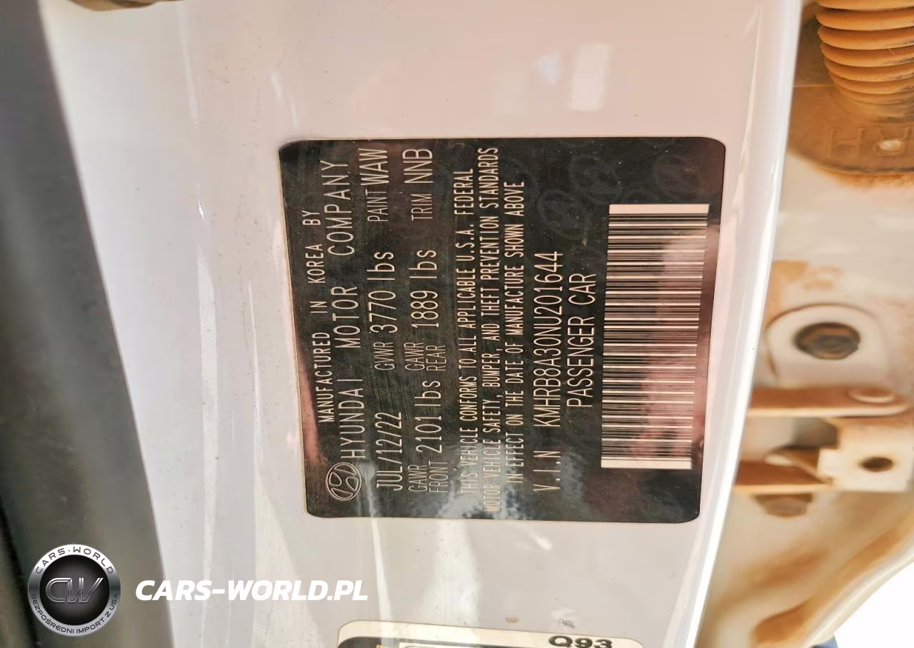 2022 Hyundai Venue Se VIN:KMHRB8A30NU201644 - 13