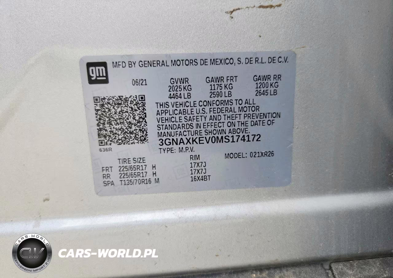 2021 Chevrolet Equinox Lt VIN:3GNAXKEV0MS174172 - 12