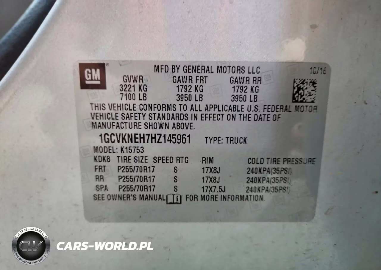 2017 Chevrolet Silverado K1500 VIN:1GCVKNEH7HZ145961 - 12
