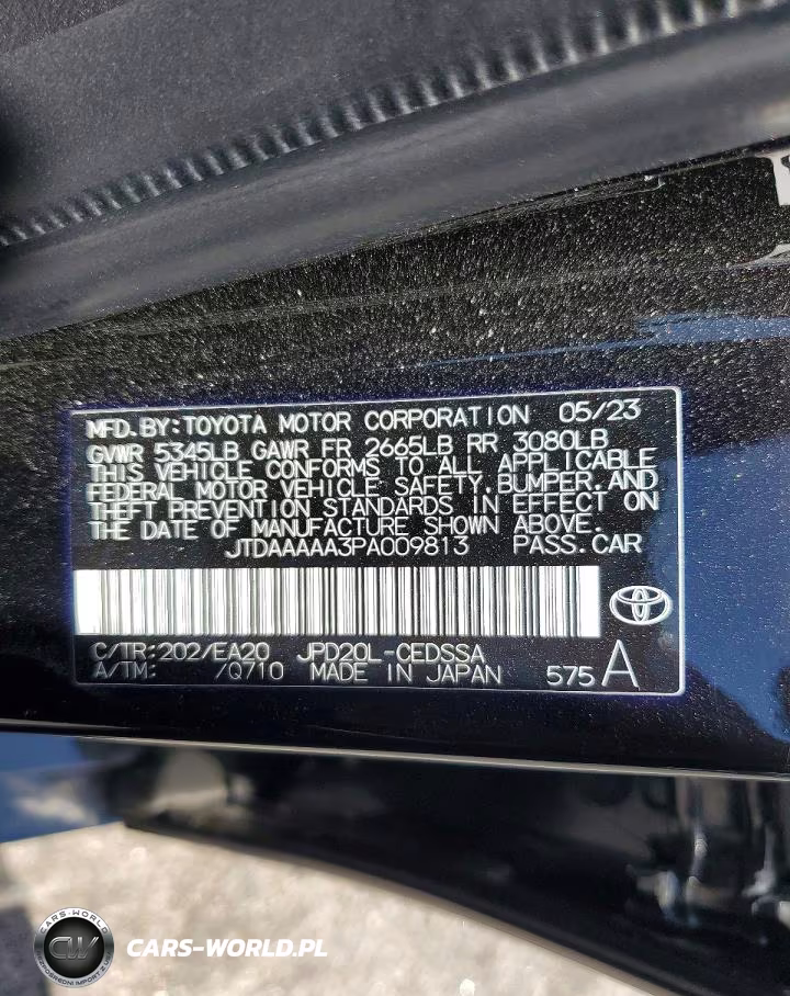 2023 Toyota Mirai Xle VIN:JTDAAAAA3PA009813 - 12