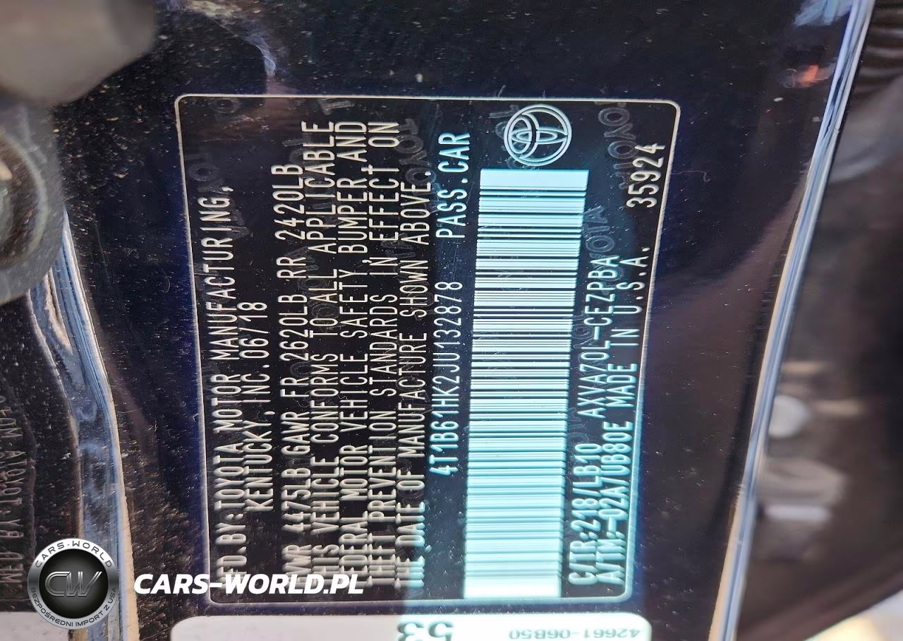 2018 Toyota Camry Xse VIN:4T1B61HK2JU132878 - 12