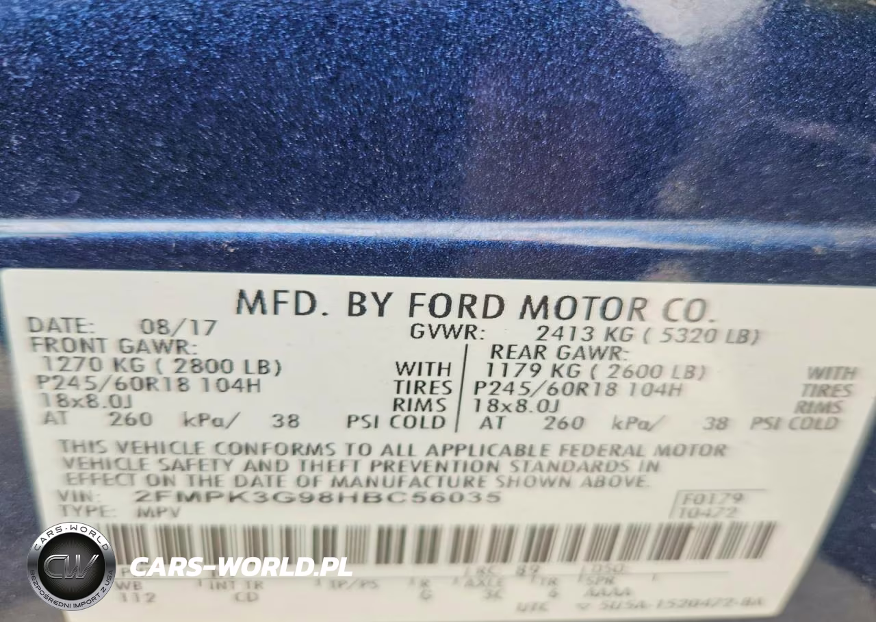 2017 Ford Edge Se VIN:2FMPK3G98HBC56035 - 13