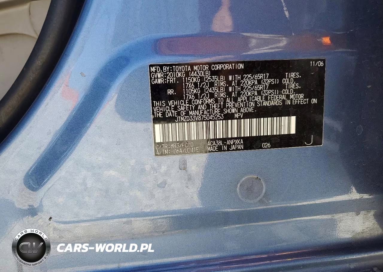 2008 Toyota Rav4 VIN:JTMZD33V875045253 - 12