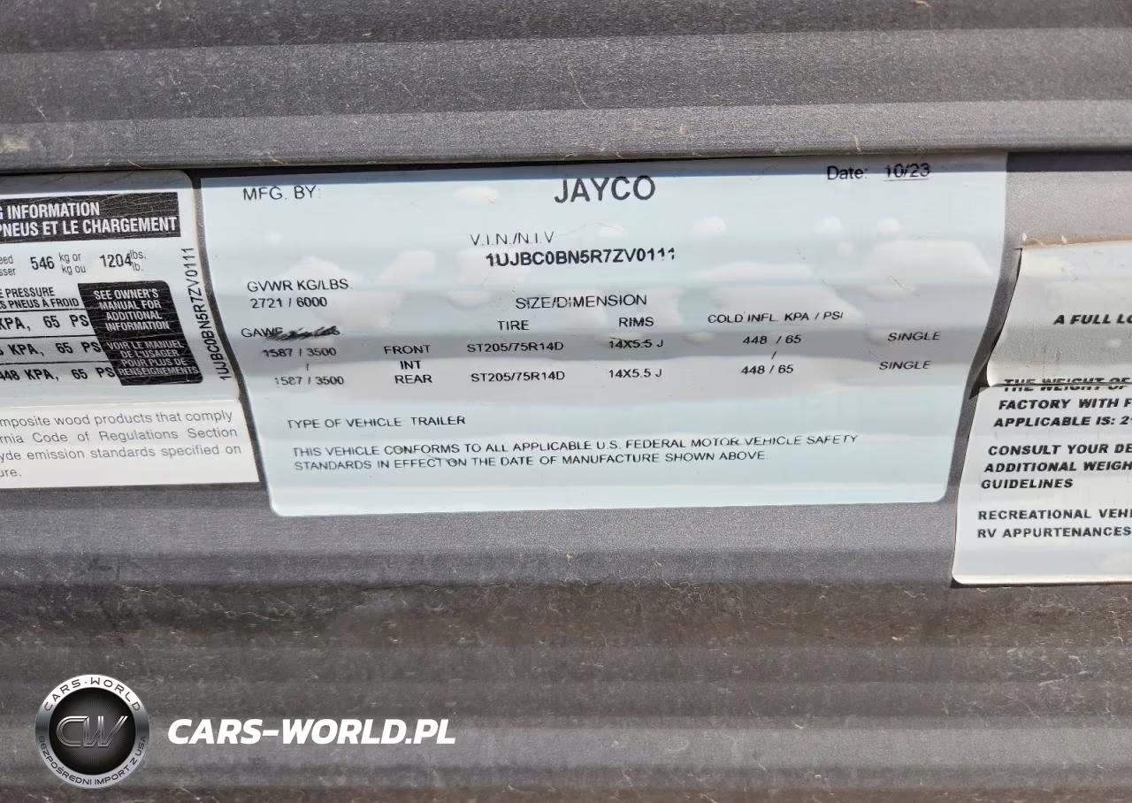 2024 Jayco Jay Flight Slx Camper VIN:1UJBC0BN5R7ZV0111 - 10