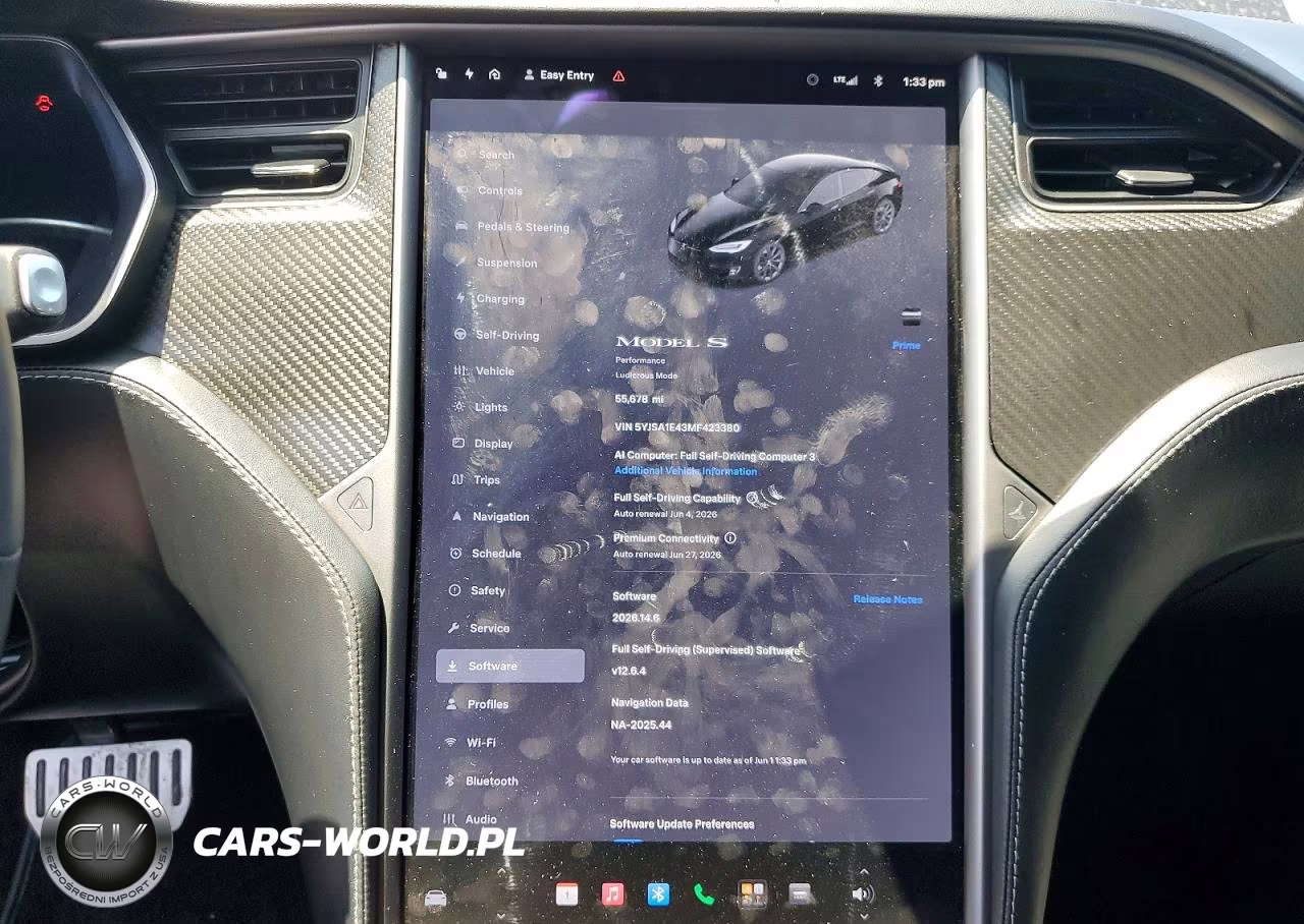 2021 Tesla Model S VIN:5YJSA1E43MF423380 - 9