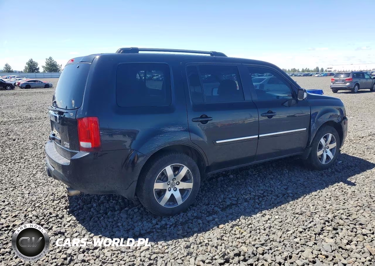 2013 Honda Pilot Touring VIN:5FNYF4H96DB017923 - 3