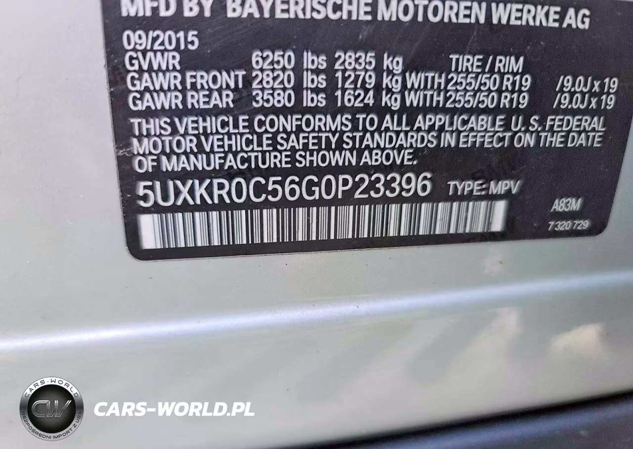 2016 BMW X5 xDrive35I VIN:5UXKR0C56G0P23396 - 10