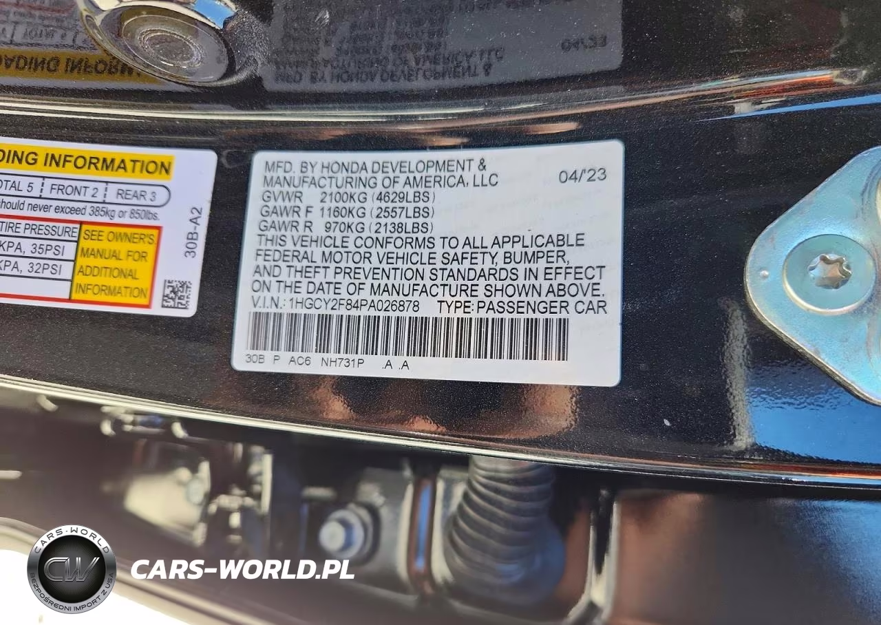 2023 Honda Accord Touring Hybrid VIN:1HGCY2F84PA026878 - 13