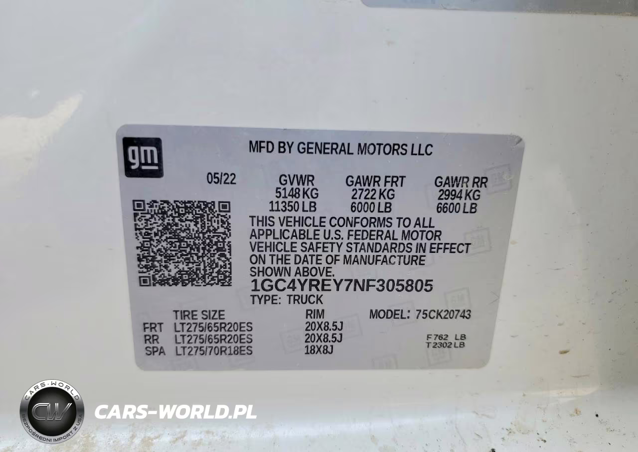 2022 Chevrolet Silverado K2500 High Country VIN:1GC4YREY7NF305805 - 12