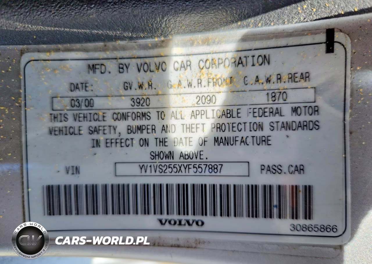 2000 Volvo S40 2.4I VIN:YV1VS255XYF557887 - 12
