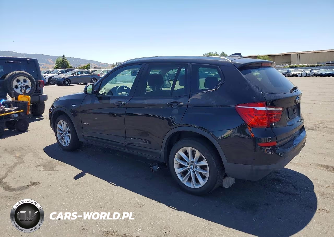 2016 BMW X3 Sdrive28I VIN:5UXWZ7C59G0T42765 - 2