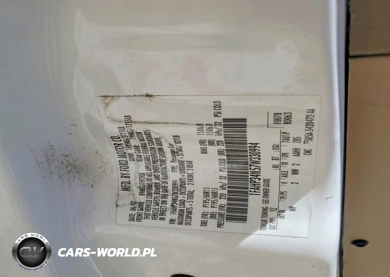 2007 Ford Focus Zx4 VIN:1FAHP34N57W330994 - 12