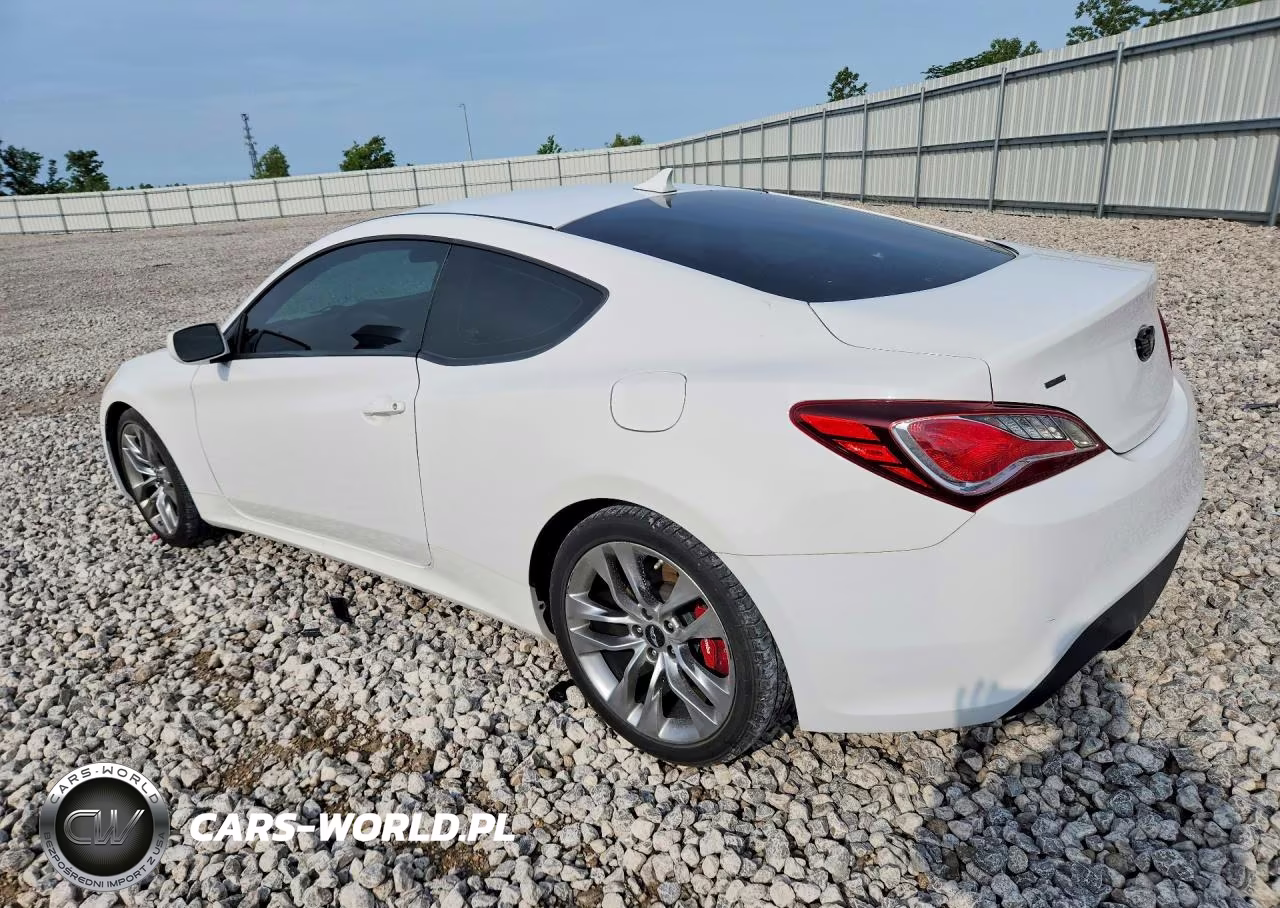 2013 Hyundai Genesis Coupe 3.8L VIN:KMHHU6KJ2DU080542 - 2
