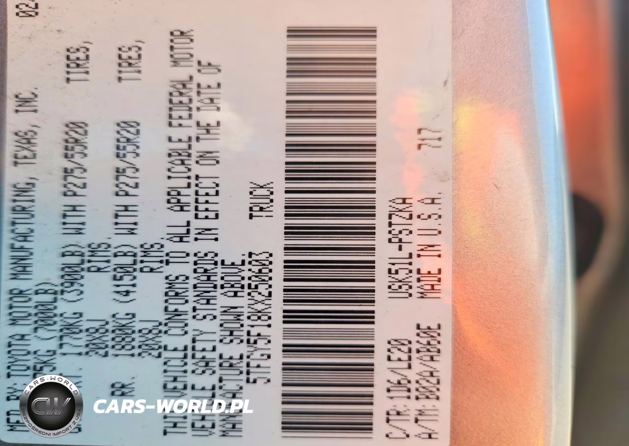 2019 Toyota Tundra Platinum VIN:5TFGY5F18KX250603 - 13