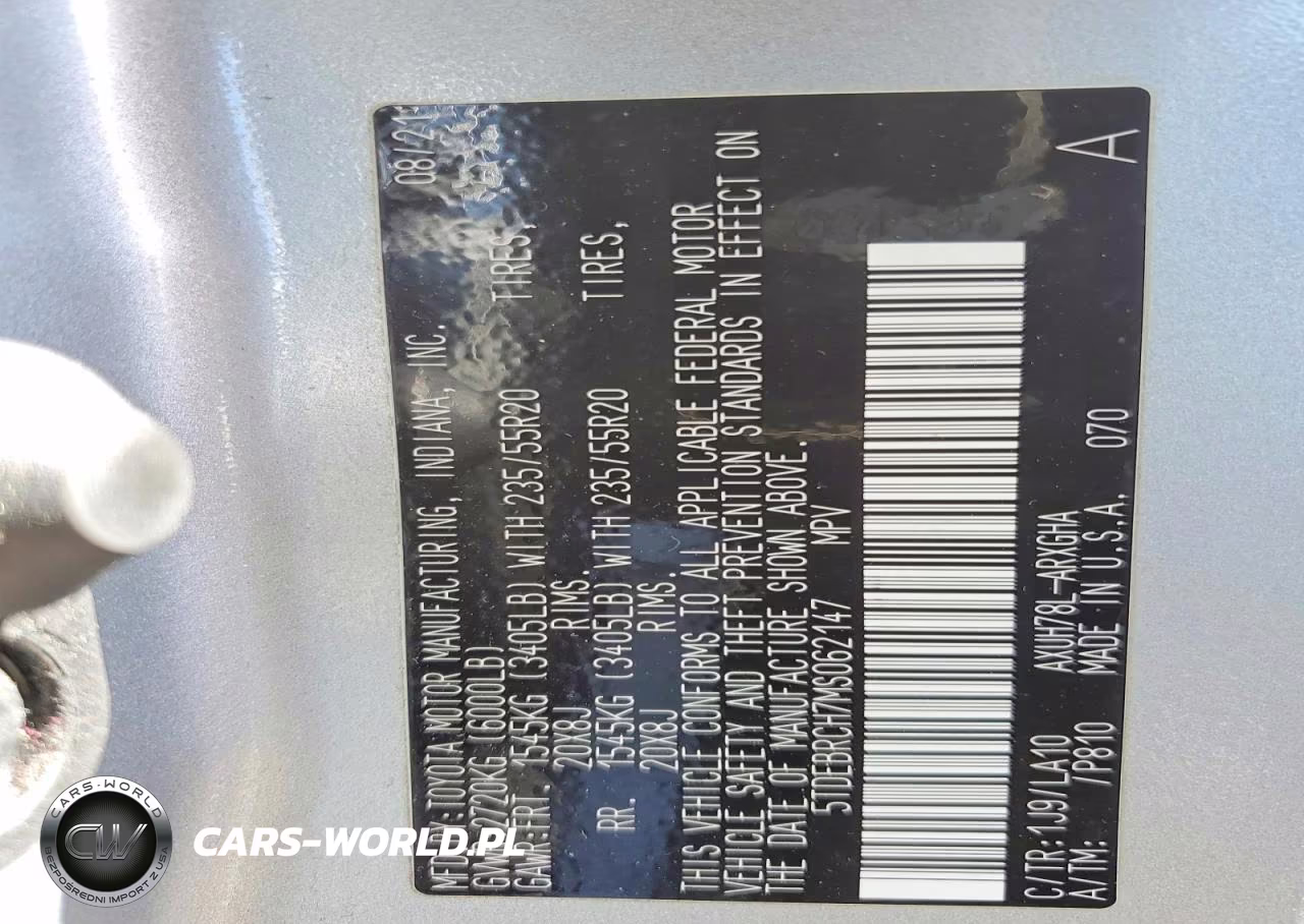 2021 Toyota Highlander Hybrid Platinum VIN:5TDEBRCH7MS062147 - 13