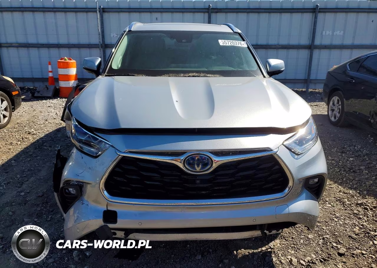2021 Toyota Highlander Hybrid Platinum VIN:5TDEBRCH7MS062147 - 5