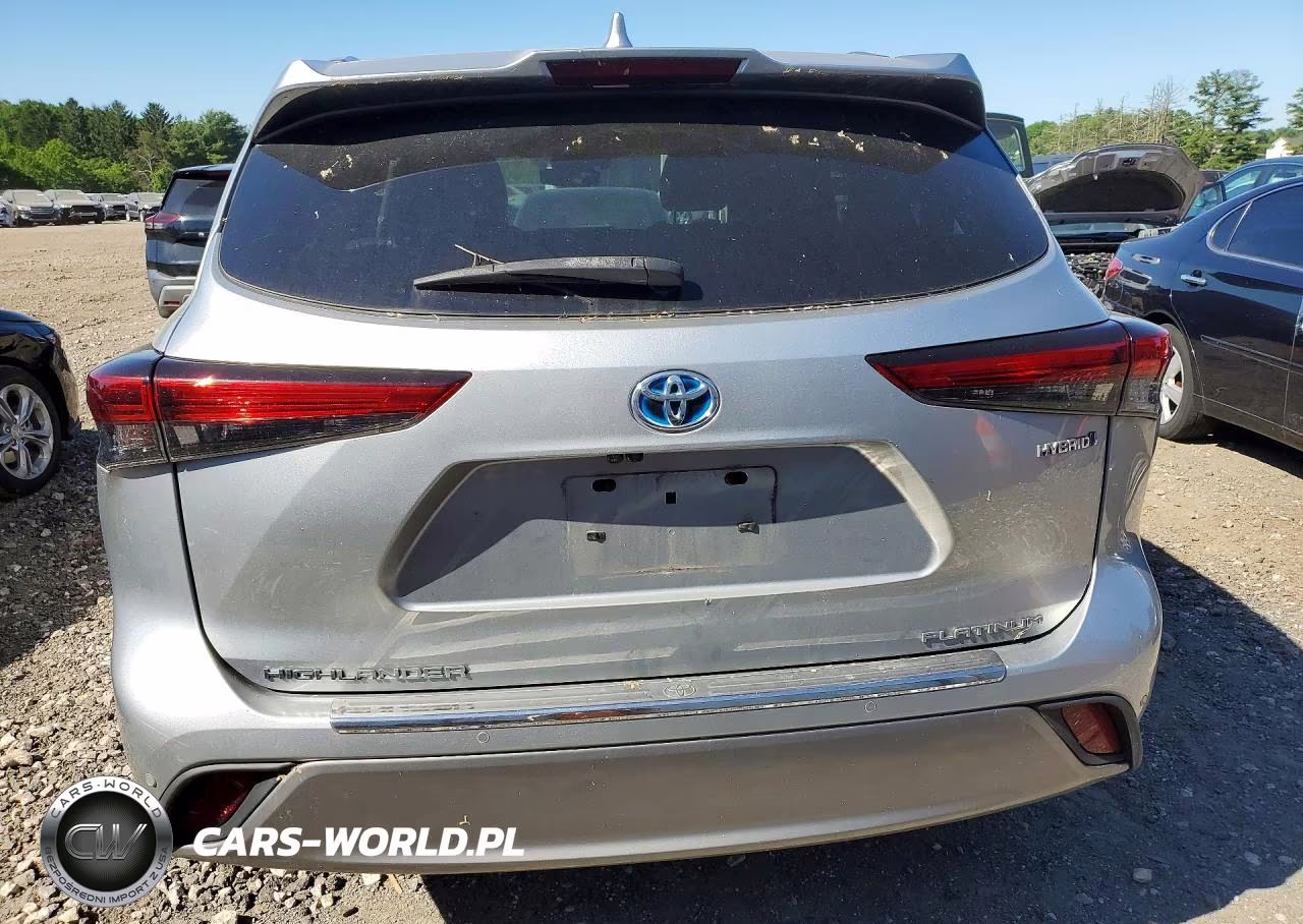 2021 Toyota Highlander Hybrid Platinum VIN:5TDEBRCH7MS062147 - 6