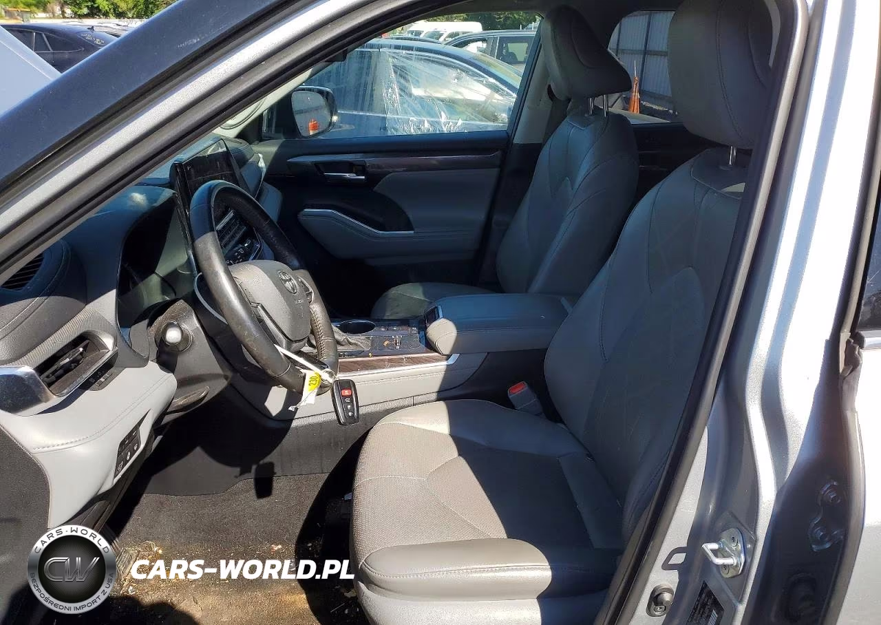 2021 Toyota Highlander Hybrid Platinum VIN:5TDEBRCH7MS062147 - 7