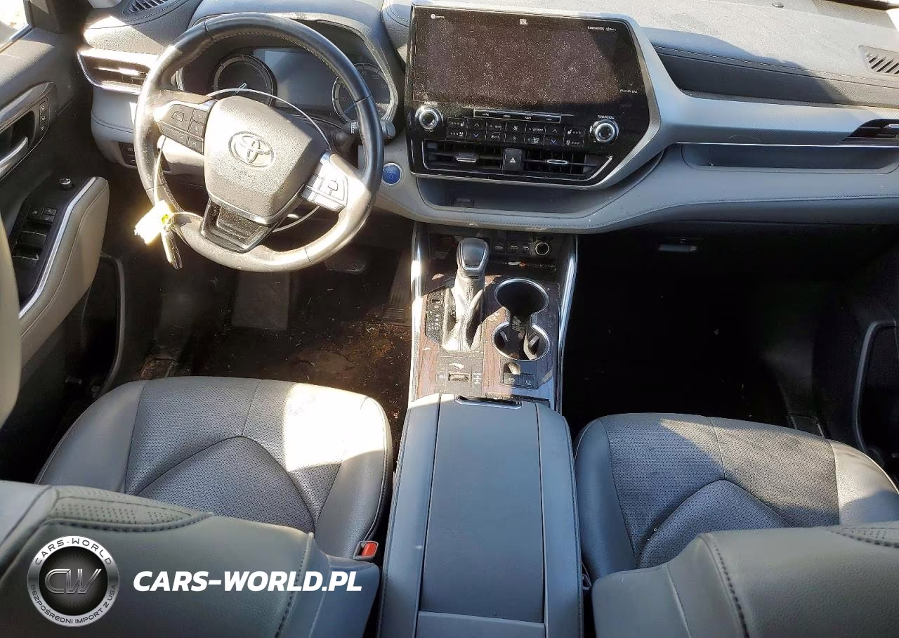 2021 Toyota Highlander Hybrid Platinum VIN:5TDEBRCH7MS062147 - 8
