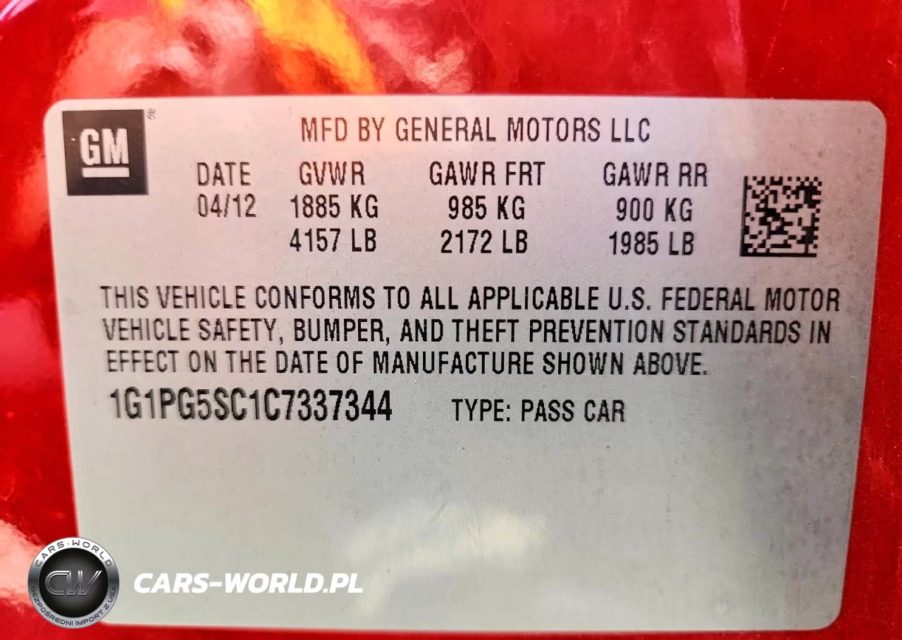 2012 Chevrolet Cruze Ls VIN:1G1PG5SC1C7337344 - 13