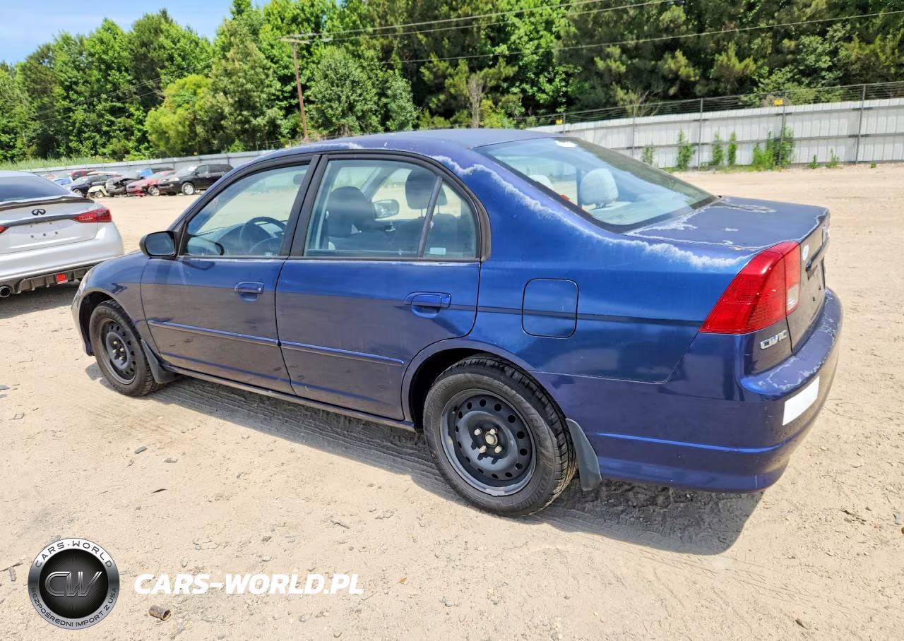 2004 Honda Civic Lx VIN:2HGES16554H587890 - 2